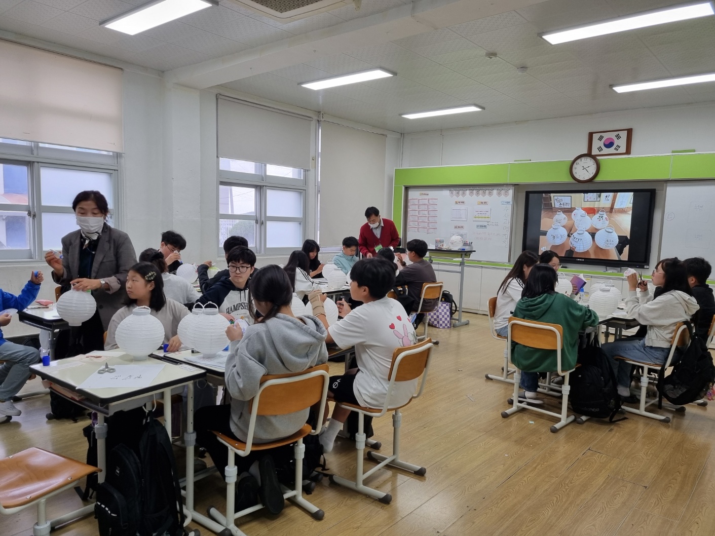 1학년 감성조명 체험